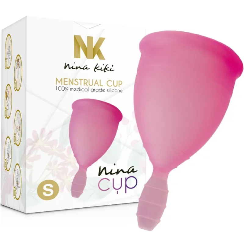 NINA KIKI – Cupa menstruala roz marimea S