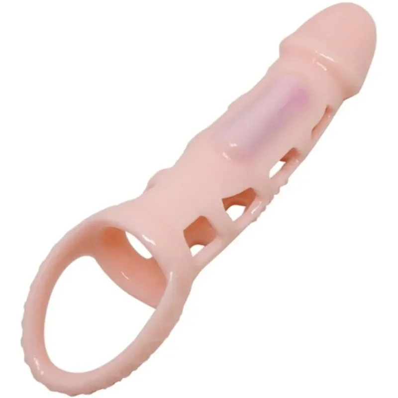 PRETTYLOVE Harrison – husa extensie pentru penis cu vibratii si curea 135 cm