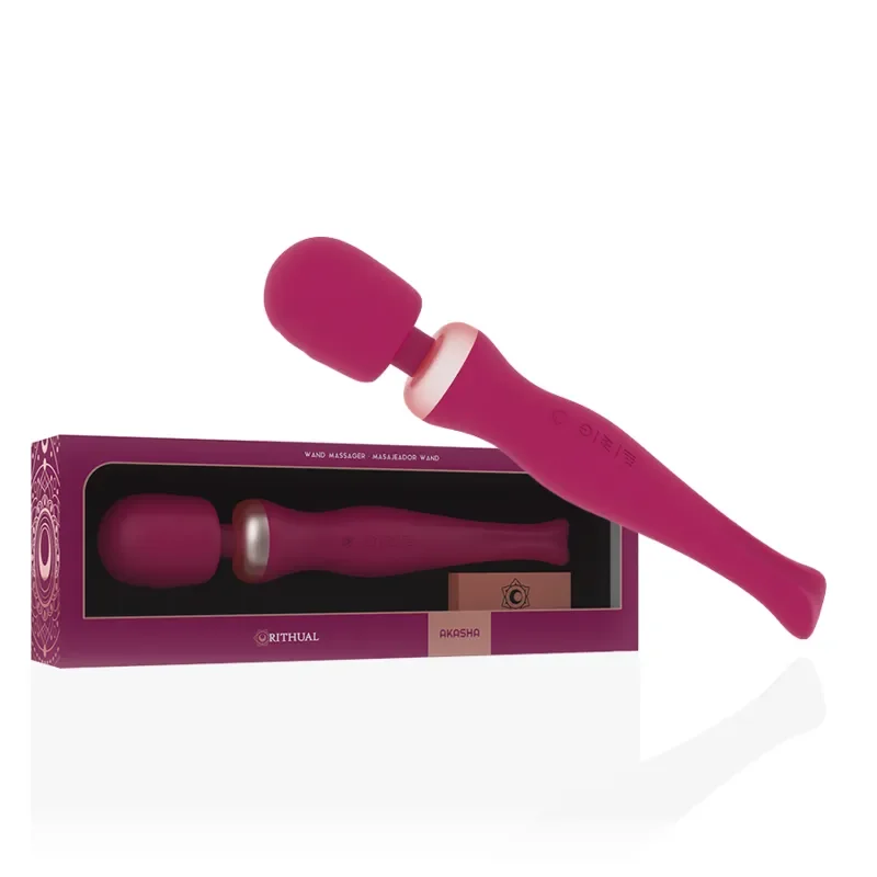 RITHUAL Vibrator – AKASHA WAND reîncarcabil Akasha 2.0 cu 8 ni