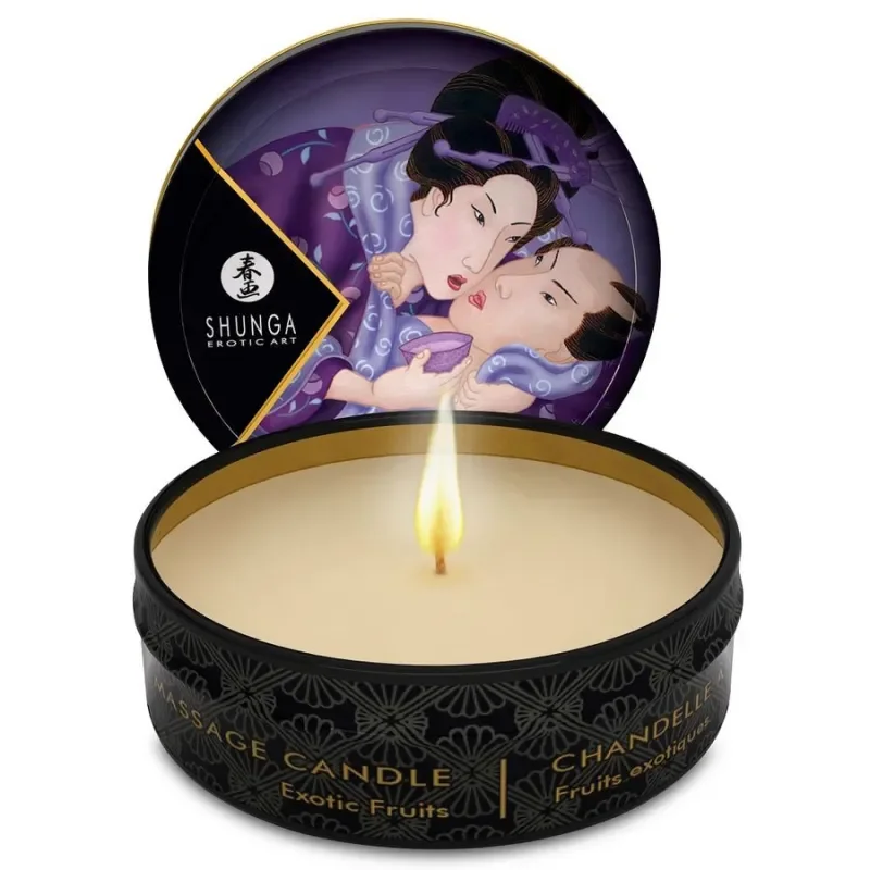 SHUNGA Lumânare de masaj cu fructe exotice 30 ml