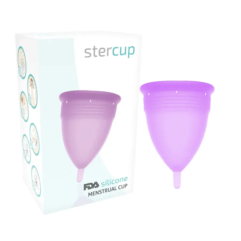 Stercup Cupa menstruala din silicon FDA violet marimea S