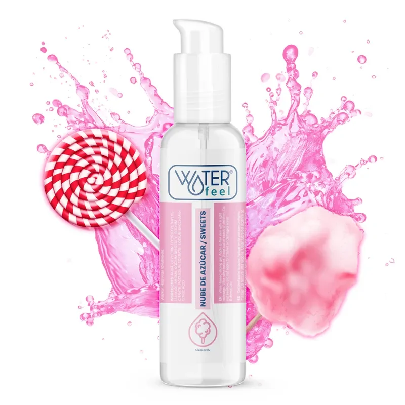 Waterfeel Lubrifiant Sugar Cloud pe baza de apa cu aroma de vata de