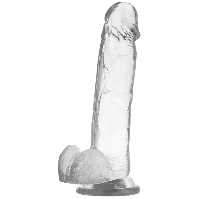 X Ray Dildo transparent cu testicule 22 cm / Ø 46 cm