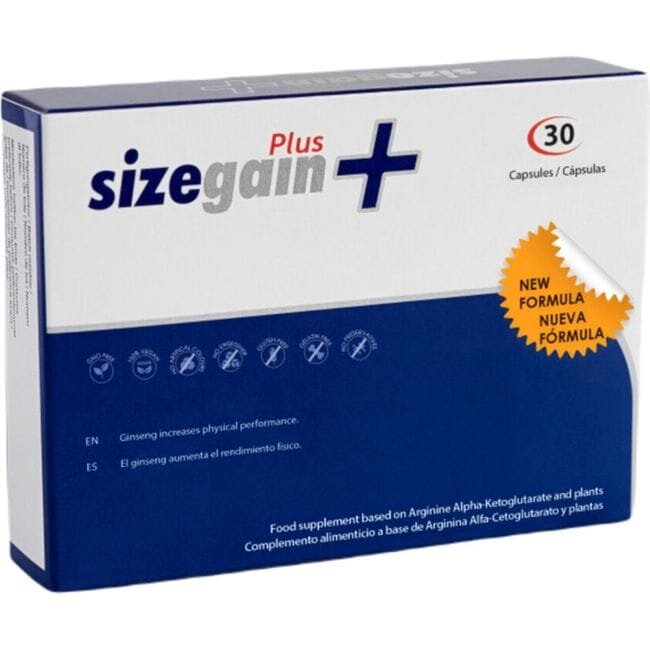500 Cosmetics Supliment alimentar SizeGain Plus - pentru imbunatatirea performantei si marirea penisului 30 capsule