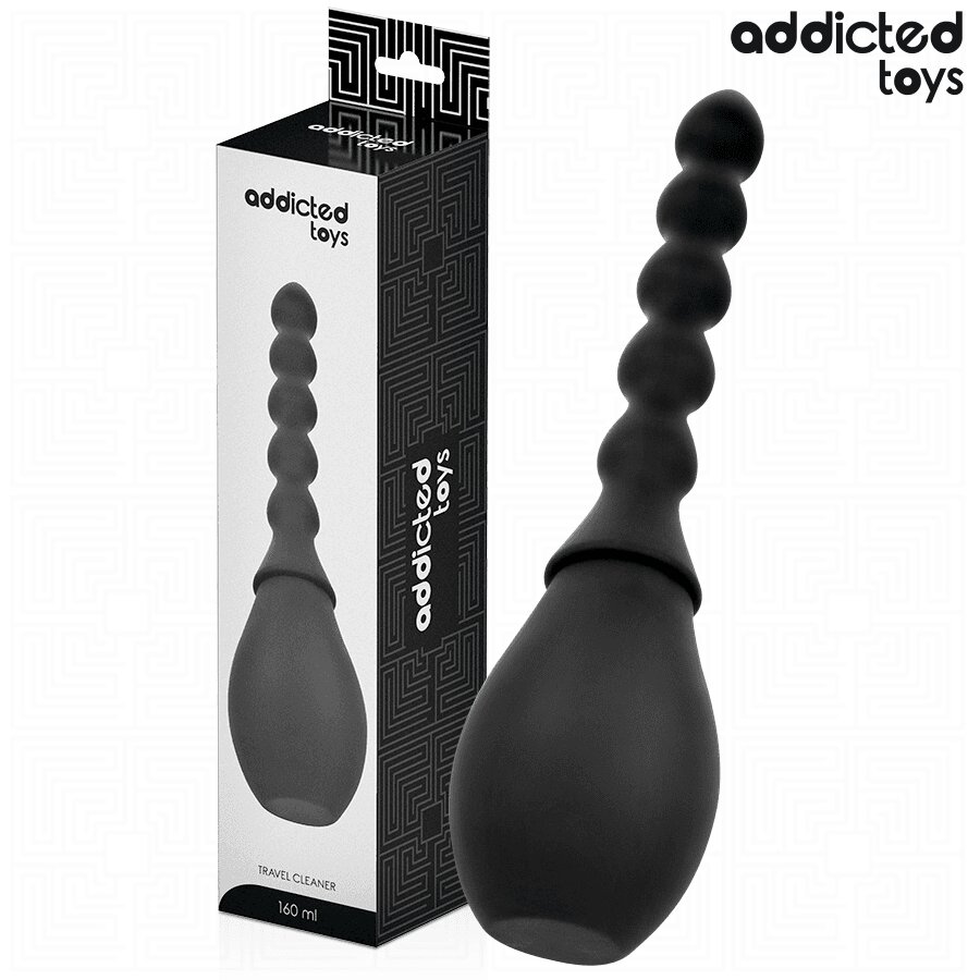 ADDICTED TOYS Duș anal – Travel Cleaner Silicone Model 2 capacitate 160 ml design compact