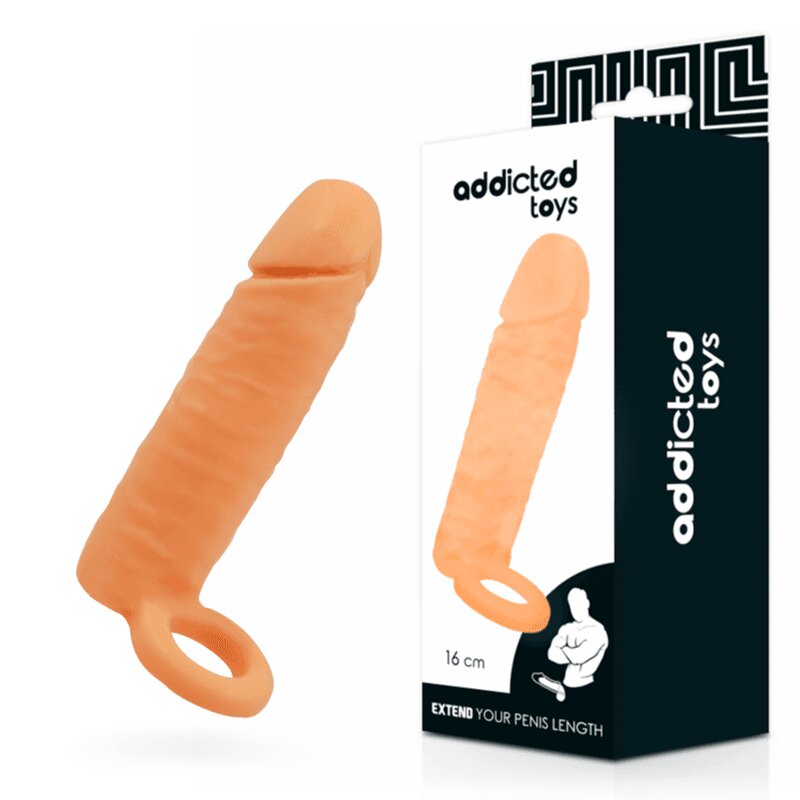 ADDICTED TOYS Manson – Extend Your Penis pentru prelungirea penisului cu +2.5 cm și lățire cu 33% din material realist 16 cm
