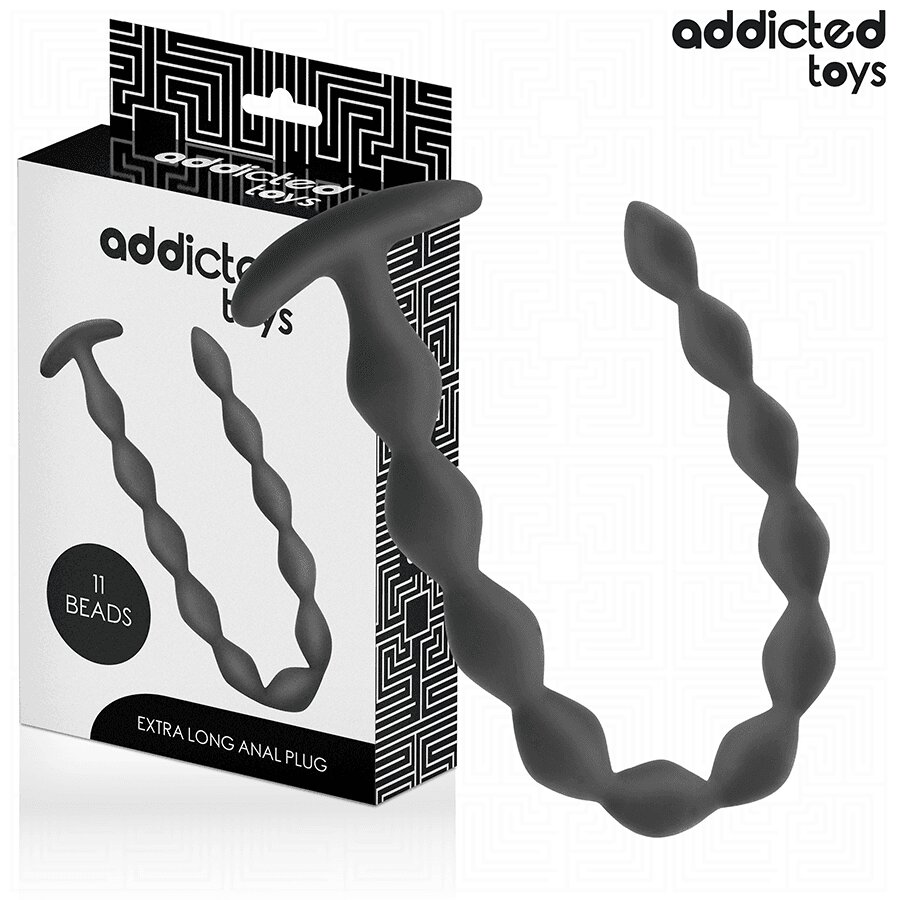 ADDICTED TOYS Plug anal – Extra Long Silicone Anal Plug design progresiv extra-lung silicon medical 55 cm