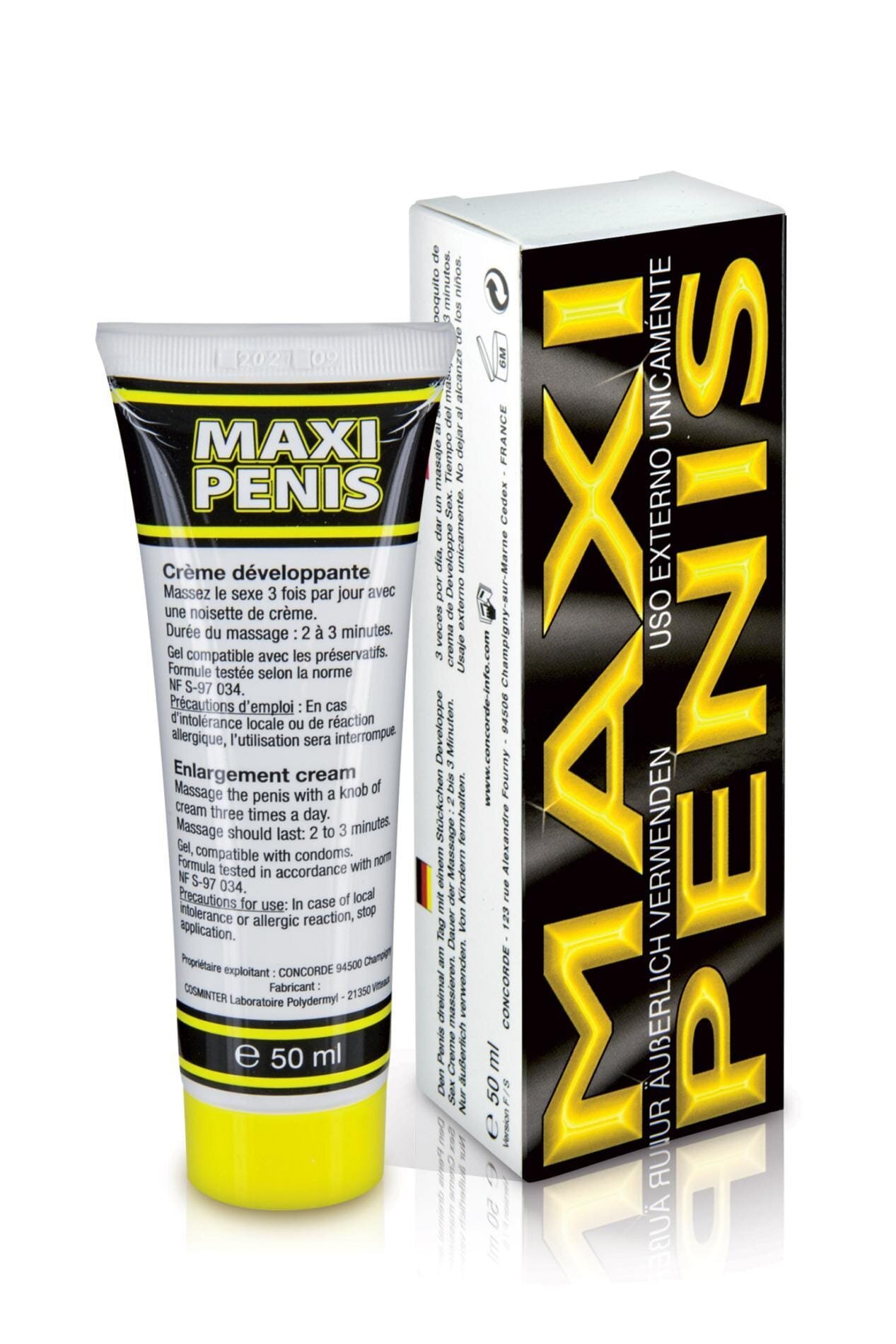 Aphrodisiacs and Stimulants Concorde Cremă MAXI PENIS Developing Cream pentru mărirea și îngroșarea penisului 50 ml