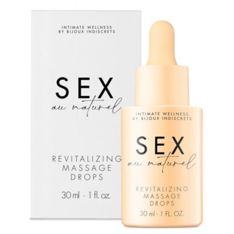 Bijoux Picături revitalizante pentru masaj intim – Intimate Massage Drops textură naturală și calmantă 30 ml