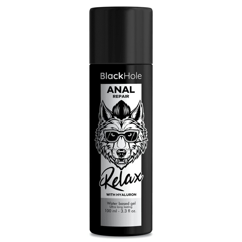 Black Hole Lubrifiant anal – Anal Relax cu efect de dilatare și relaxare cu acid hialuronic pe bază de apă 100 ml