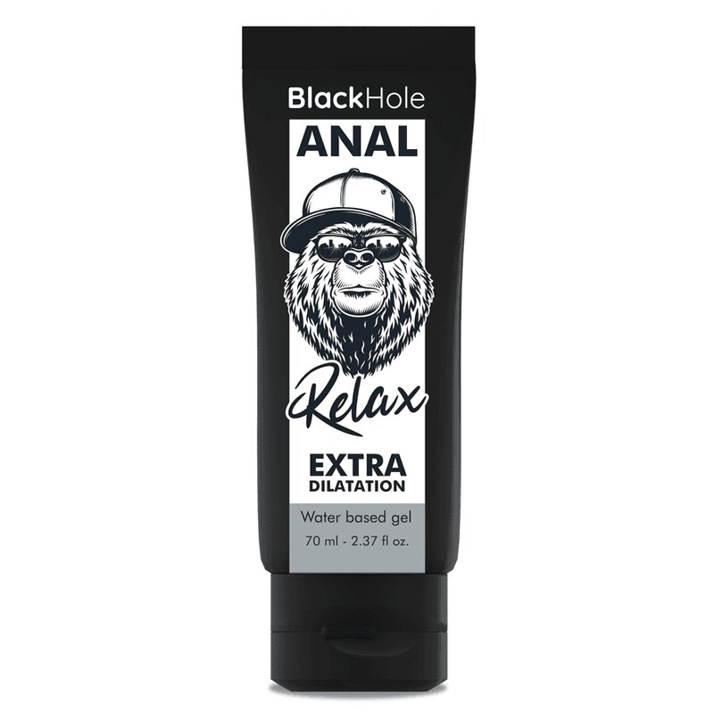 Black Hole Lubrifiant anal – Anal Relax cu efect de dilatare și relaxare pe bază de apă 70 ml