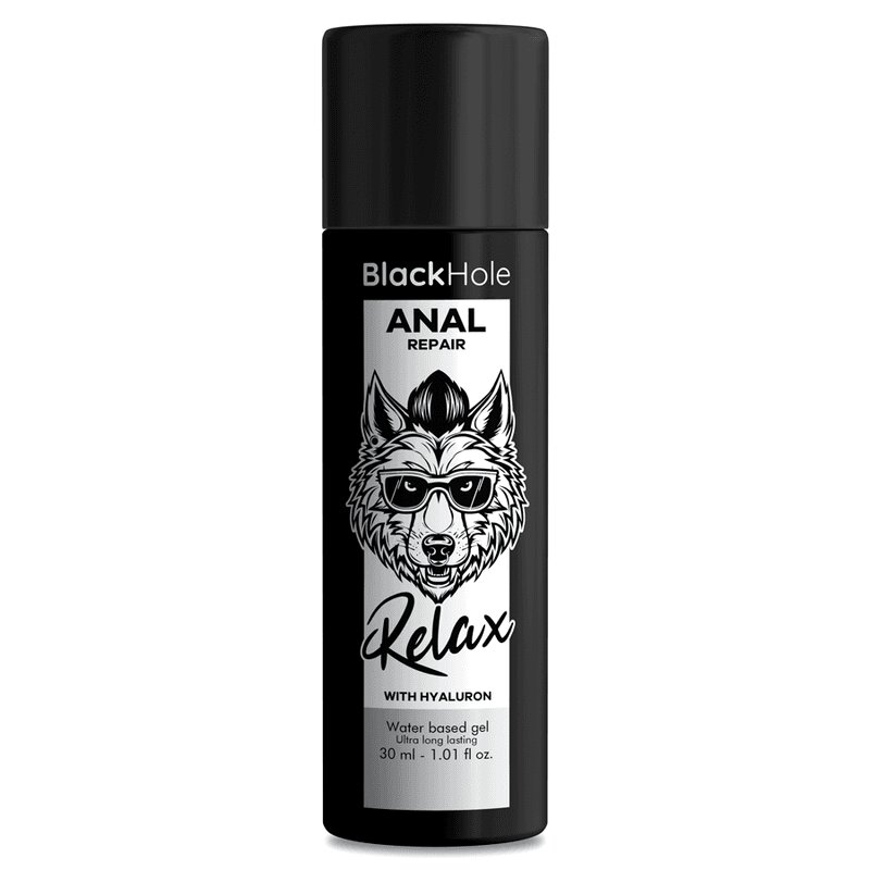 Black Hole Lubrifiant anal – Anal Repair pe bază de apă relaxant și dilatator cu acid hialuronic 30 ml