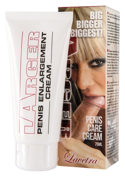COBECO Cremă stimulantă pentru erecție LARGER – Lavetra susține fermitatea și intensitatea erecției 75 ml