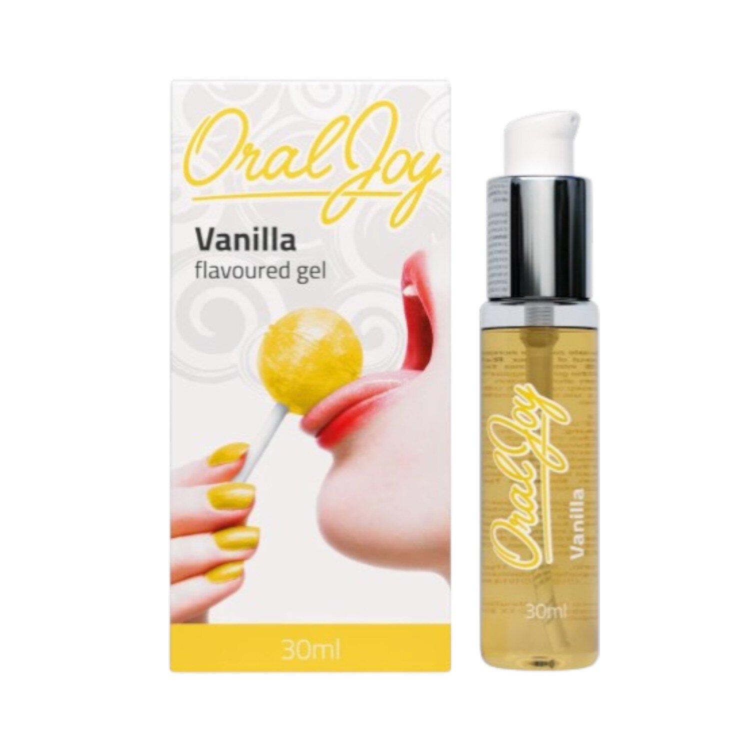 COBECO Gel oral – Oral Joy Vanilla cu aromă dulce de vanilie pentru stimulare orală și plăcere intensă 30 ml