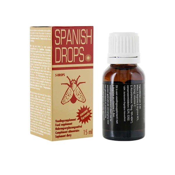 COBECO Picături pentru vitalitate sexuală SPANISH FLY Gold energie și dorință intensă 15 ml
