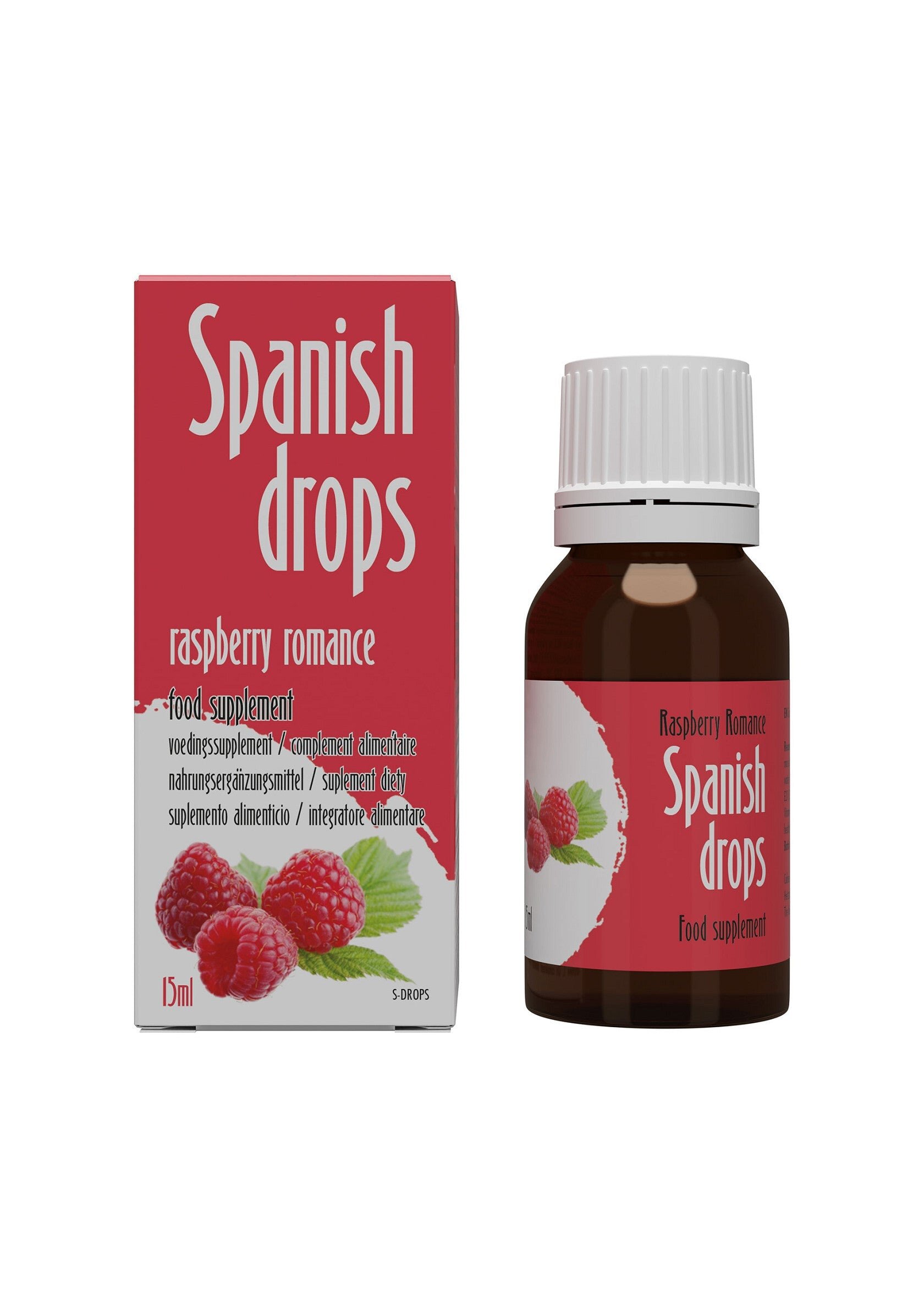 COBECO Picături Spanish Drops– Raspberry romance pentru cresterea libidoului 15 ml