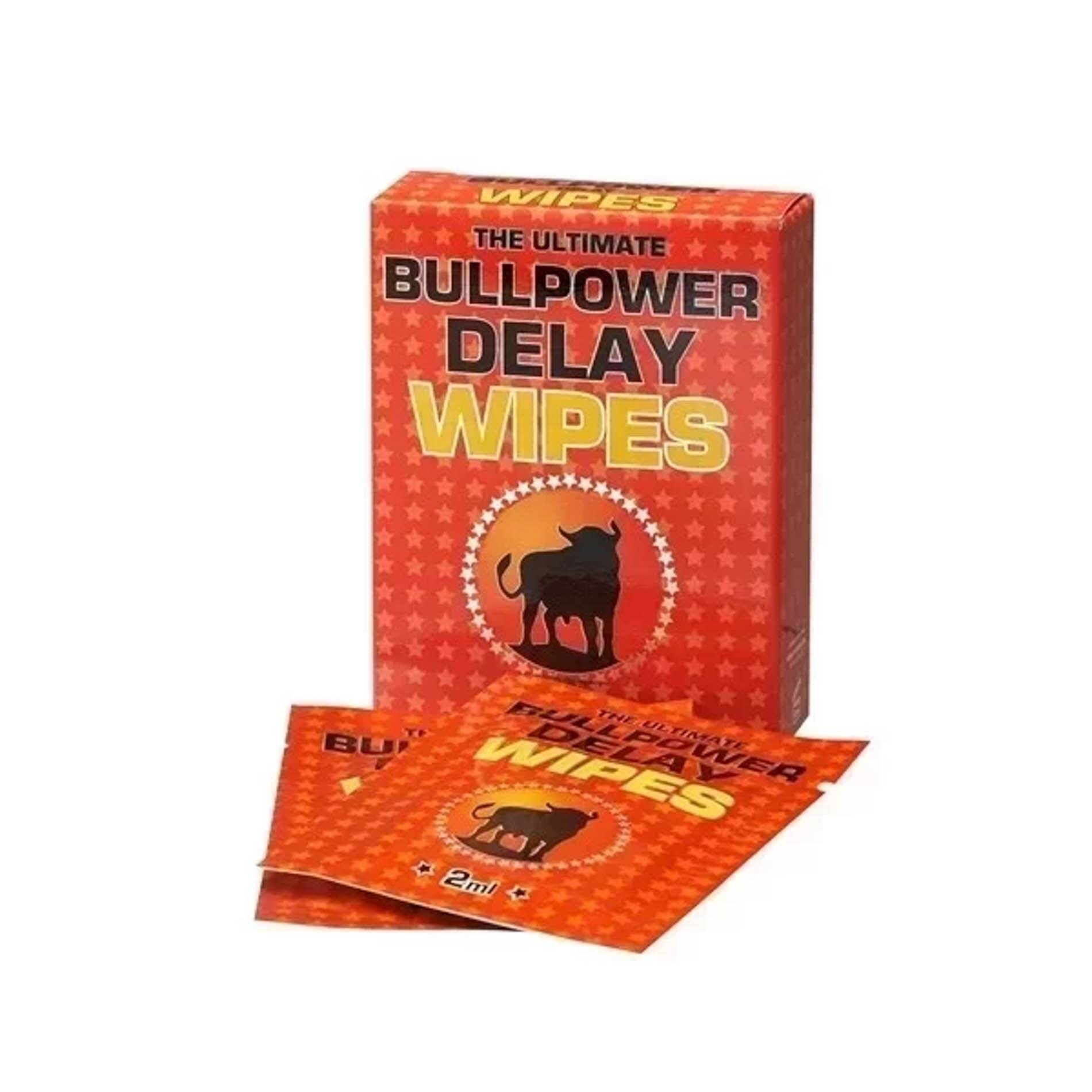 COBECO Șervețele - Bull Power Delay Wipes pentru întârzierea ejaculării cu efect de răcorire 6 plicuri x 2 ml