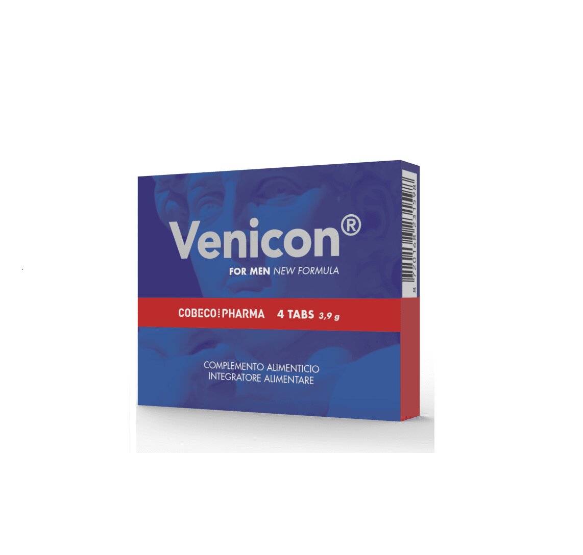 COBECO Supliment afrodisiac pentru bărbați - Venicon for Men pentru potență și virilitate masculina 4 buc
