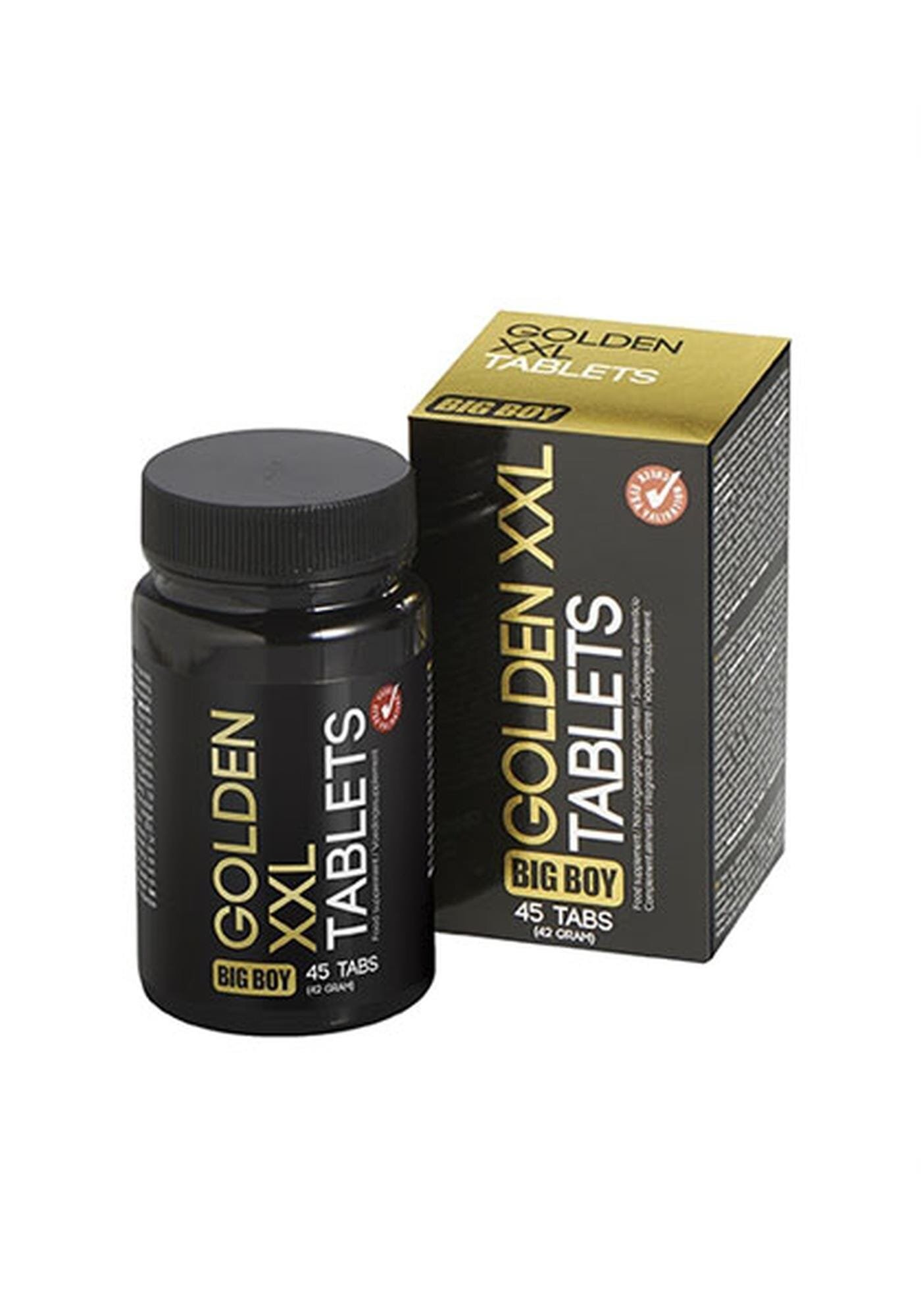 COBECO Supliment alimentar - Big Boy Golden XXL pentru stimularea virilității masculine și mărirea penisului 45 buc