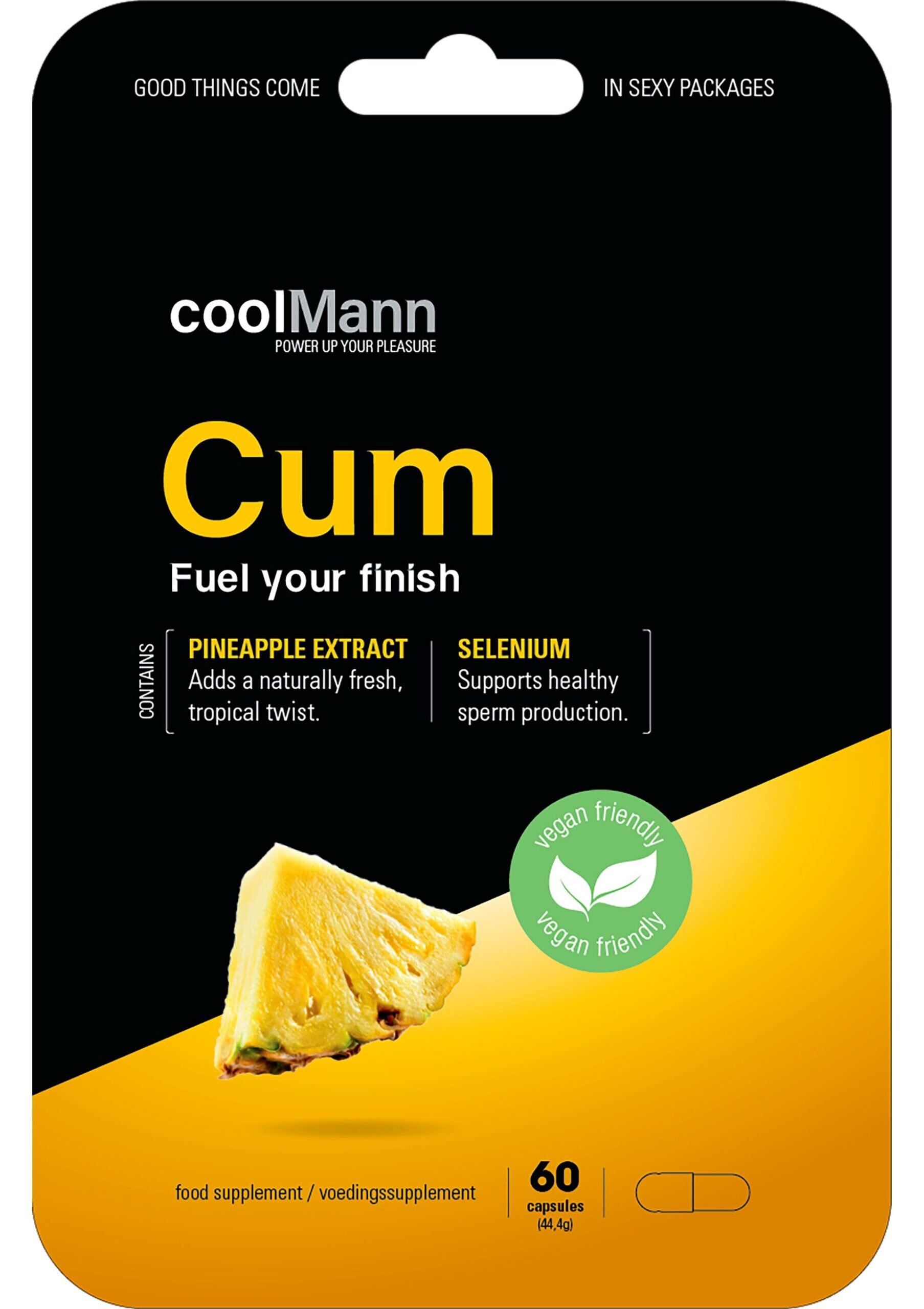 COBECO Supliment alimentar CoolMann – Cum pentru susținerea producției de spermă și fertilității masculine 60 capsule