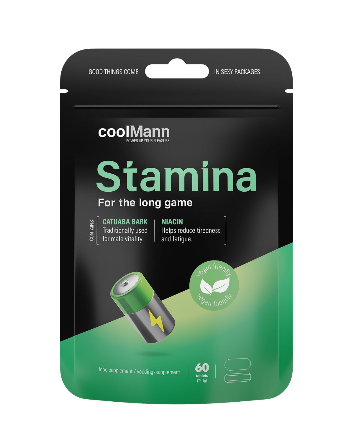 COBECO Supliment alimentar CoolMann – Stamina pentru vitalitate masculina si prelungirea placerii 60 capsule