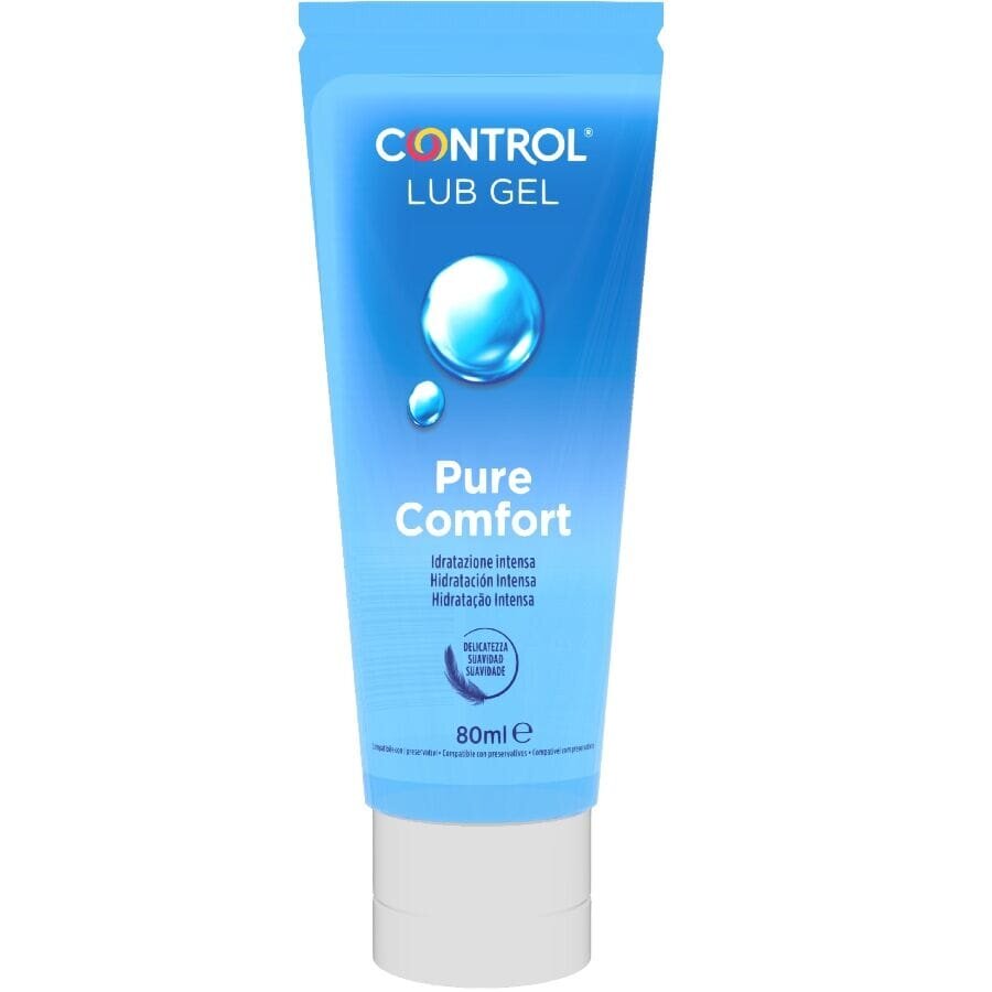 CONTROL Lubrifiant pe bază de apă – Pure Comfort textură ușoară și extra-moale 80 ml