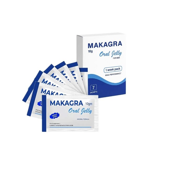 Cupid Jeleuri afrodisiace – Makagra Oral Jelly pentru stimularea erecției 7 plicuri