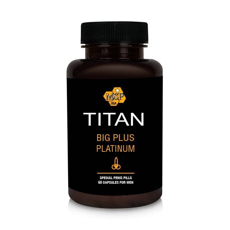Cupid Supliment alimentar – Titan Big Plus Platinum pentru îmbunătățirea potenței și mărirea penisului 60 buc