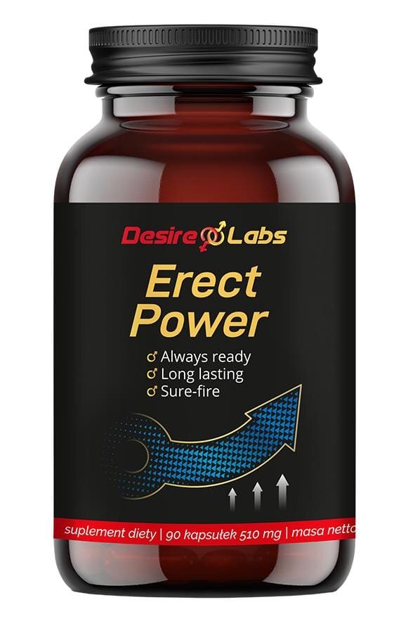 DESIRE LABS Supliment alimentar DesireLabs - Erect Power pentru erecție fermă 90 buc