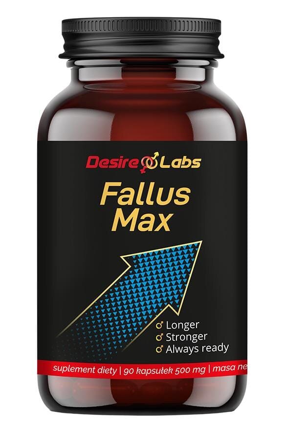 DESIRE LABS Supliment alimentar DesireLabs - Fallus Max pentru susținerea erecției și îmbunătățirea performanței intime 90 buc
