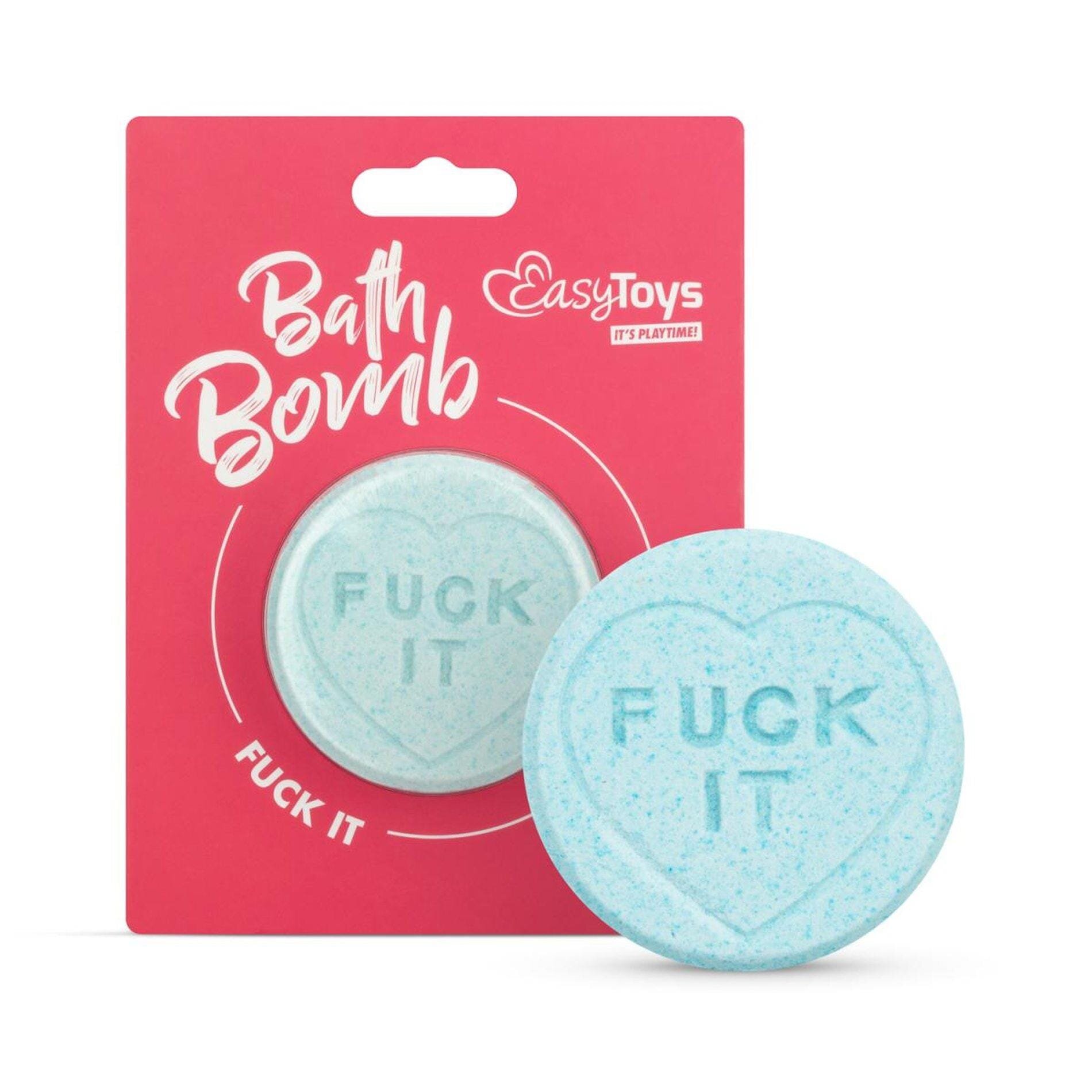 EasyToys Bombă de baie - Bath Bomb “Fuck It” cu aromă de fructe de pădure 60 g