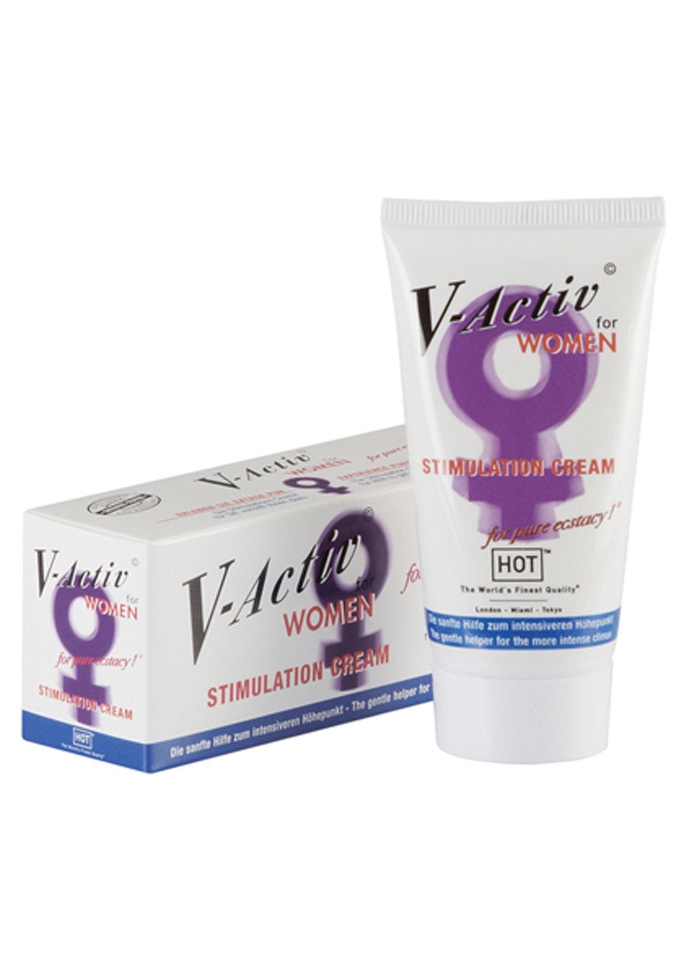 HOT Cremă intimă pentru femei - V-Activ Stimulation pentru stimularea clitorisului și creșterea sensibilitații 50 ml