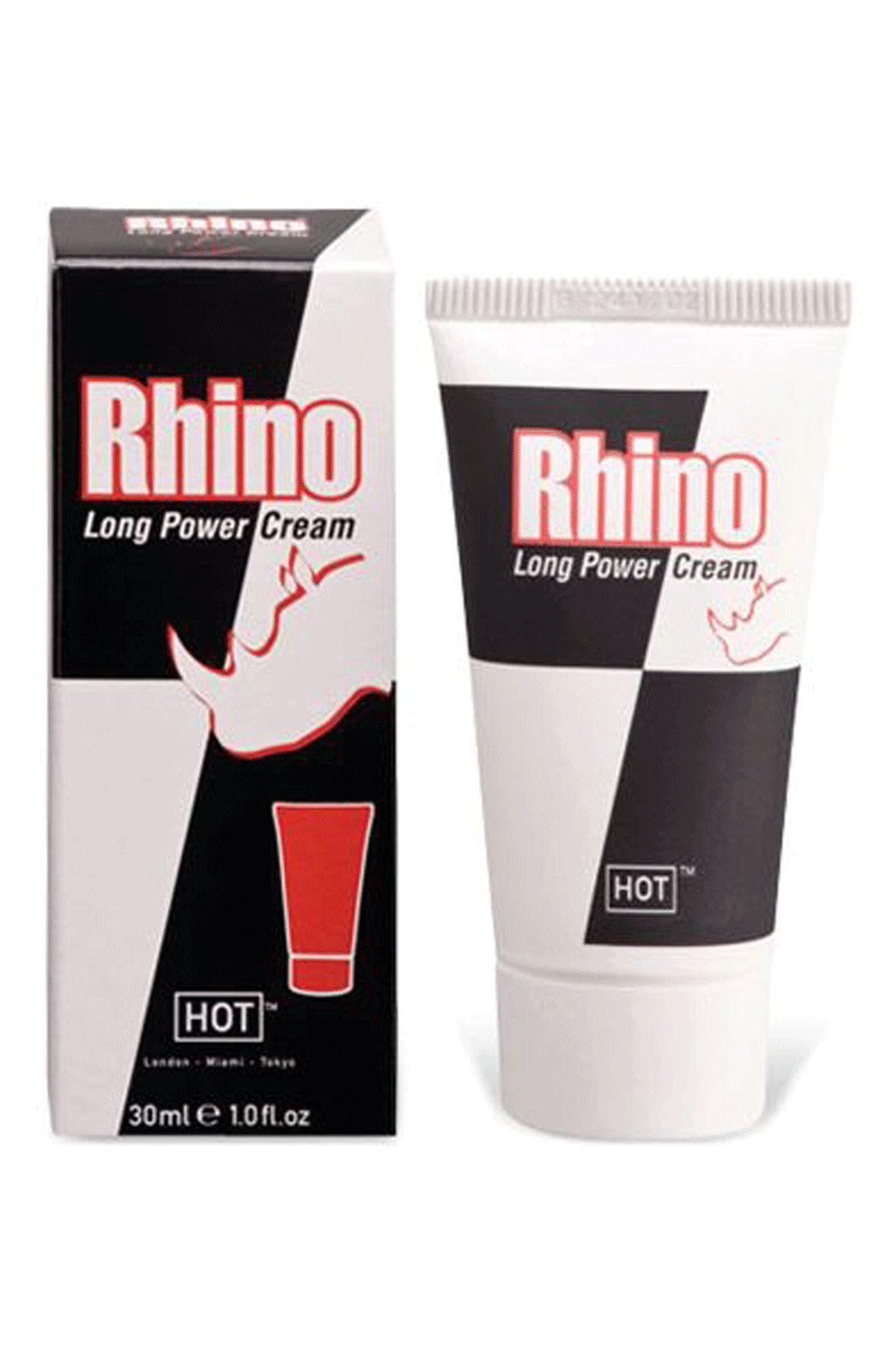 HOT Crema – RHINO Long Power control total și plăcere prelungită pentru bărbați 30 ml