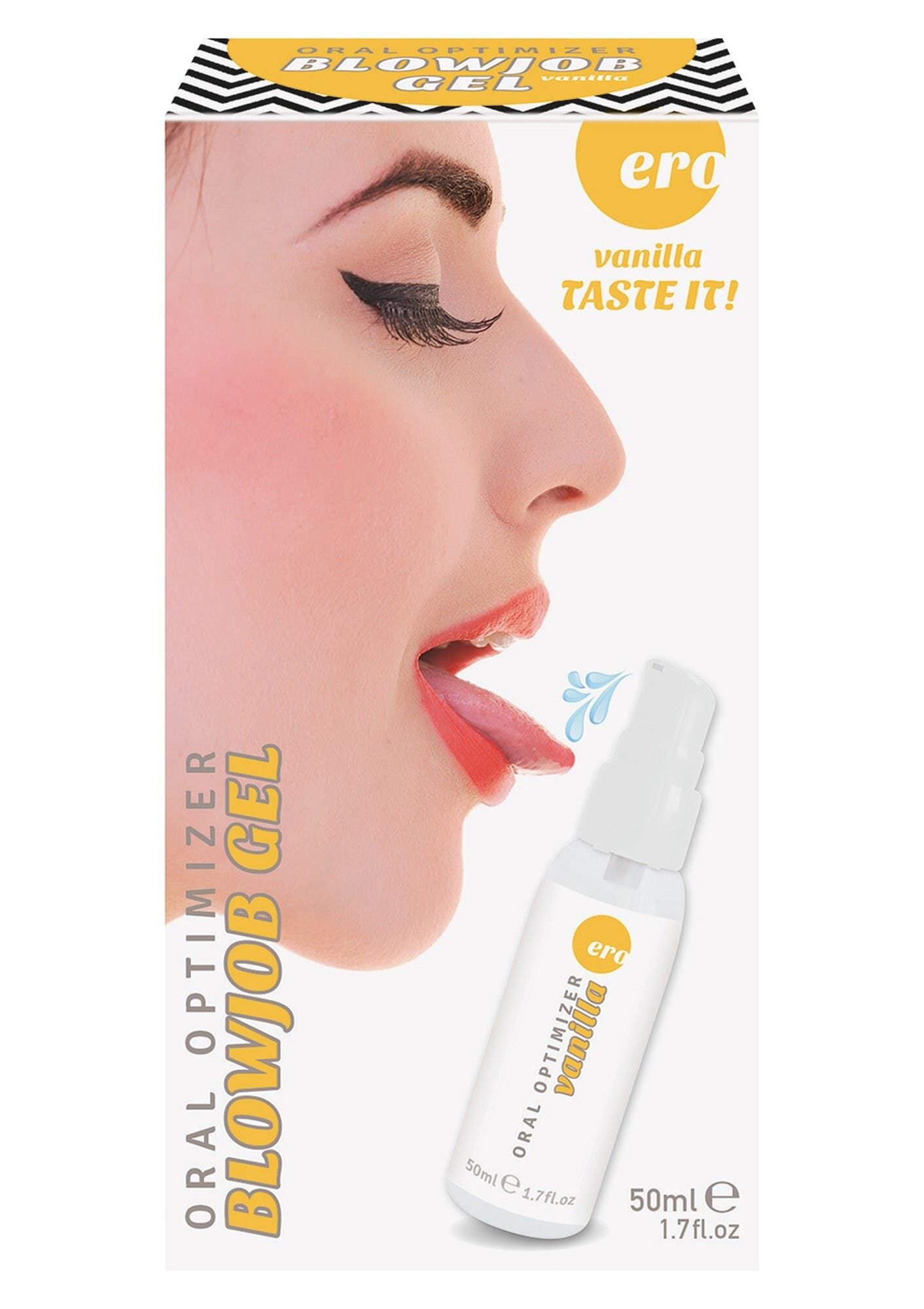 HOT Gel pentru sex oral Ero - Oral Optimizer Blowjob cu aromă de vanilie 50 ml