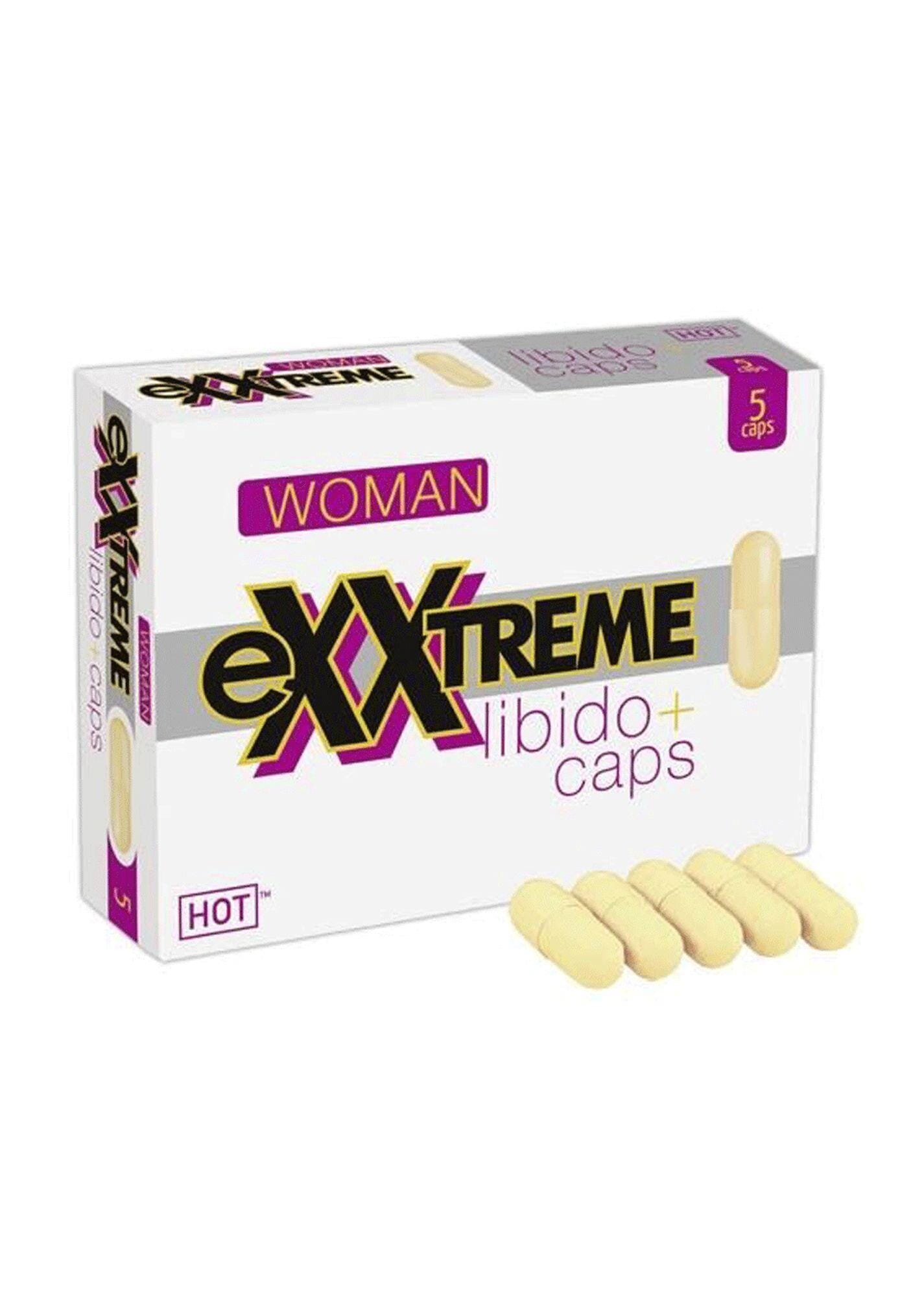 HOT Supliment alimentar - eXXtreme Libido pentru stimularea dorinței feminine 5 buc