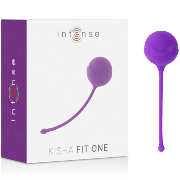 INTENSE Bile Kegel – Kisha Fit One din silicon medical pentru tonifierea și întărirea planșeului pelvin culoare lila