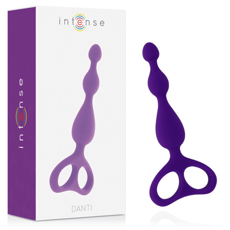 INTENSE Plug Anal – Danti din Silicon de Lux pentru stimulare anală confortabilă și intensă lila