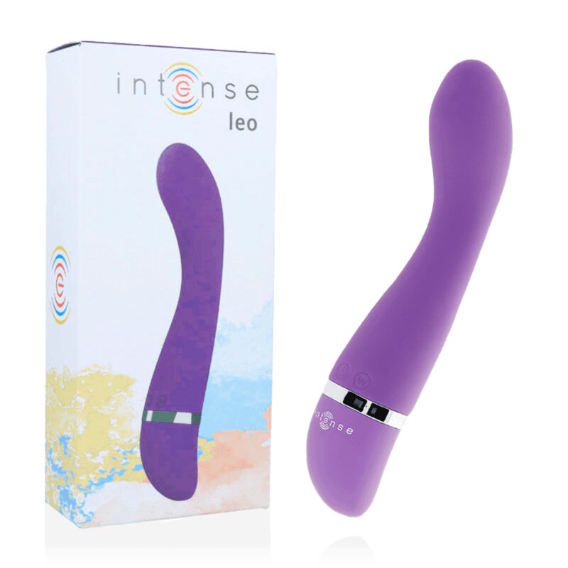 INTENSE Vibrator – Leo din silicon de lux pentru stimulare intensă și plăcere profundă culoare lila