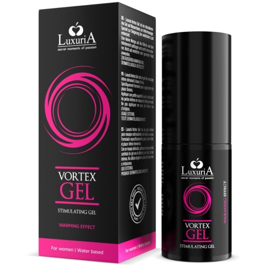 IntimateLine Gel stimulant Luxuria – Vortex cu efect de încălzire pentru intensificarea plăcerii și a orgasmului 30 ml