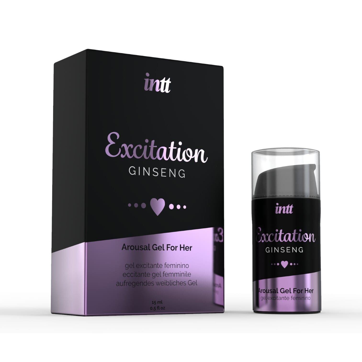 INTT Gel – Excitation Ginseng Arousal Gel pentru creșterea dorinței sexuale si excitare intensă 15 ml