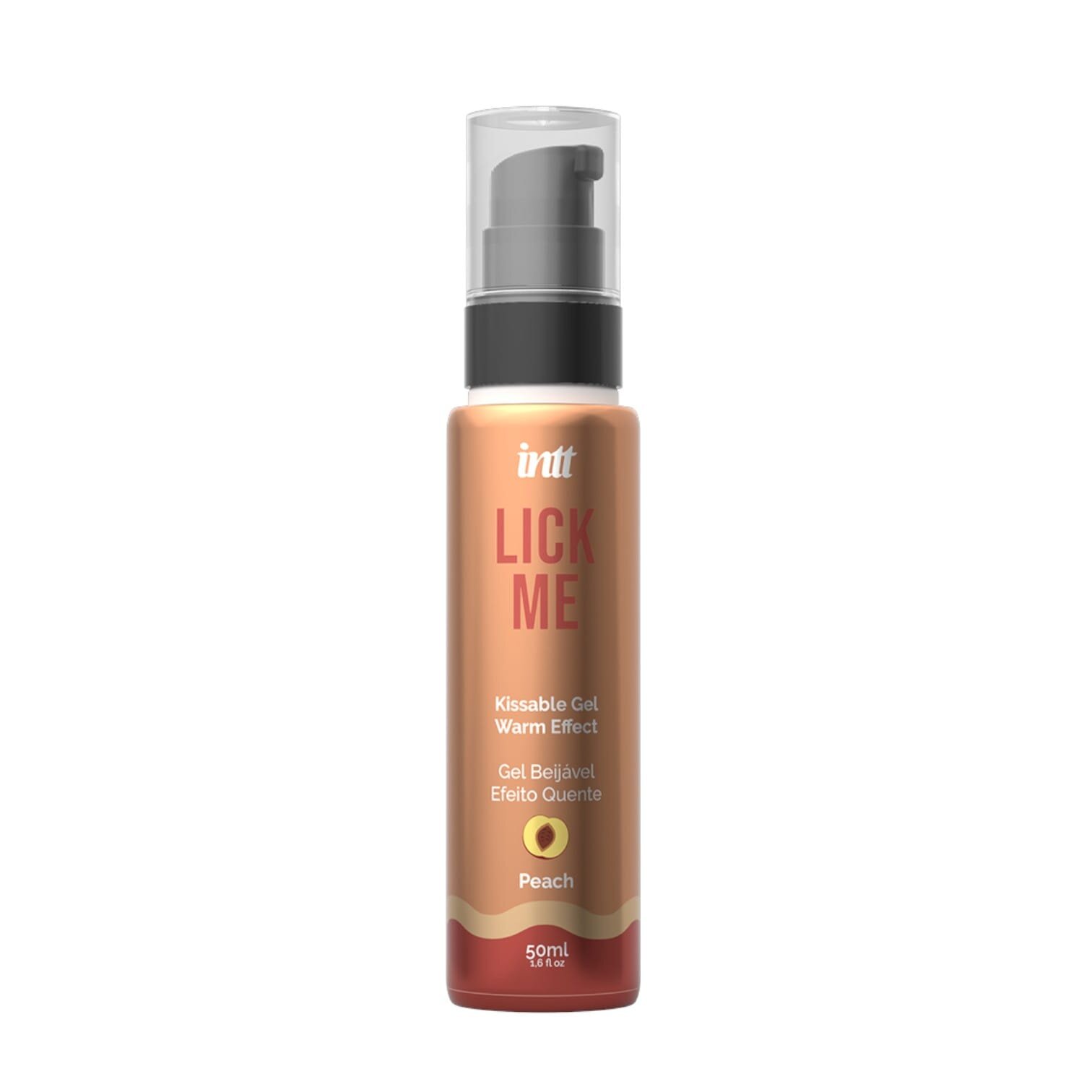 INTT Gel – Lick Me Peach cu efect de încălzire și aromă de piersică 50 ml