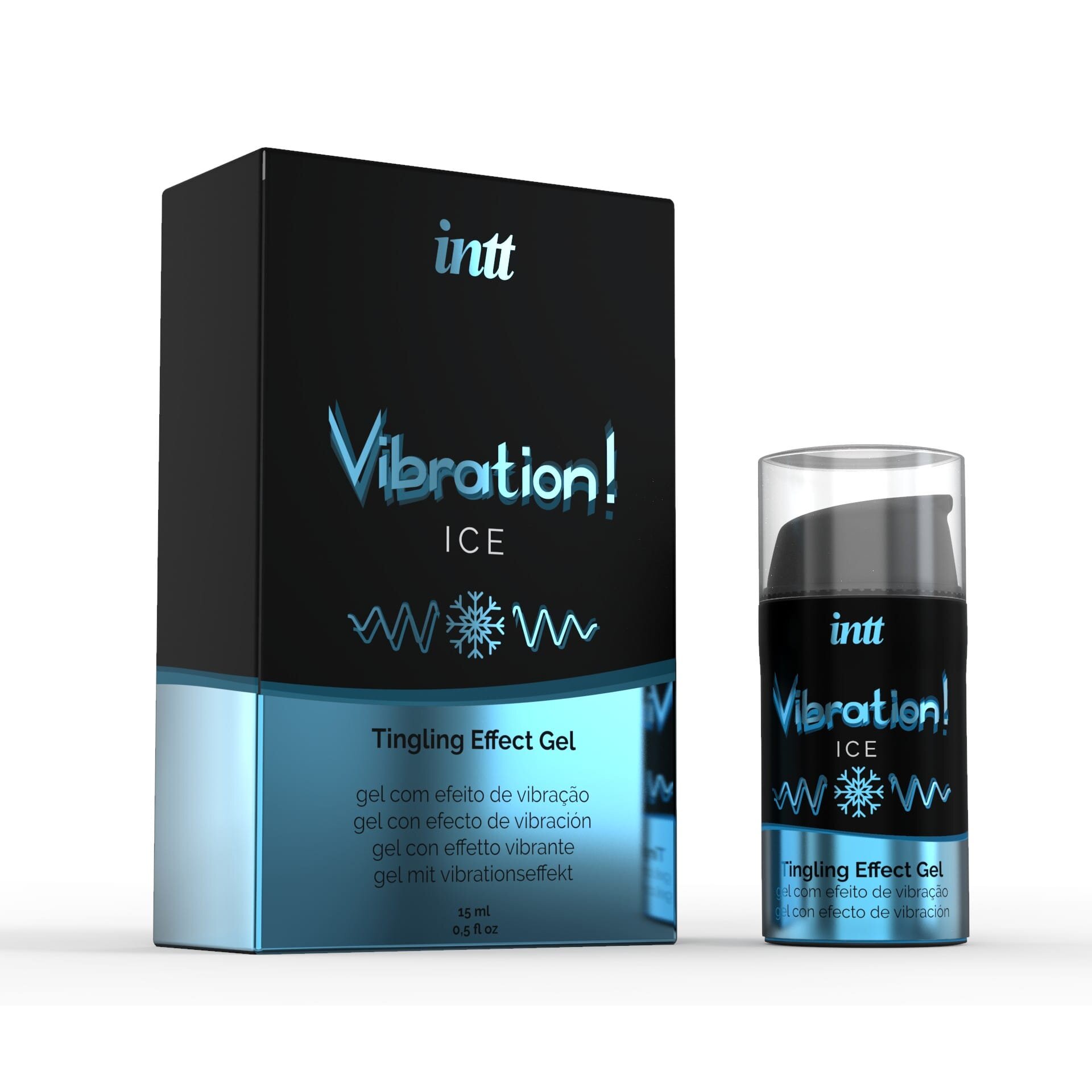 INTT Gel – Vibration Ice pentru excitare intensă cu efect de răcire senzatie vibranta Unisex 15 ml