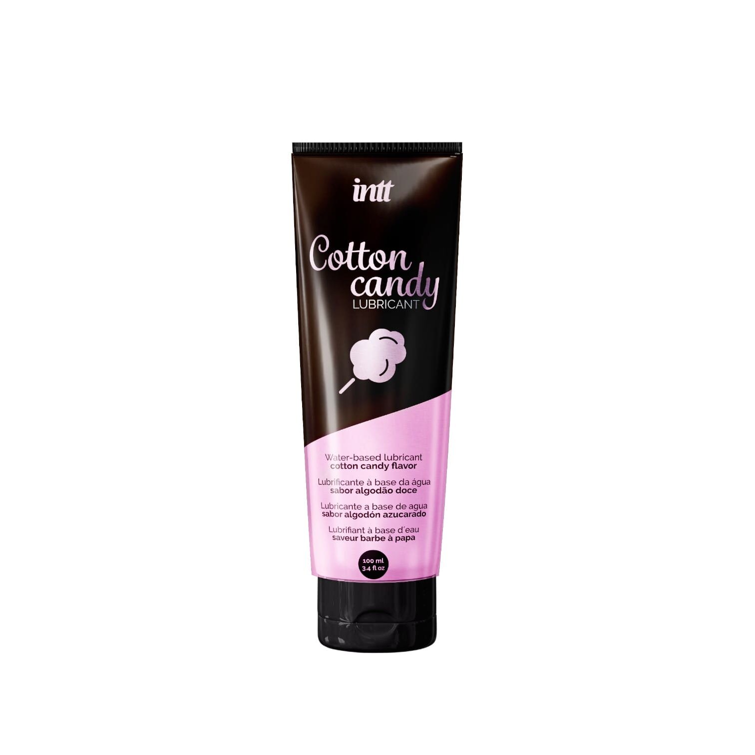 INTT Lubrifiant – Cotton Candy pe bază de apă cu aromă vată de zahăr 100 ml