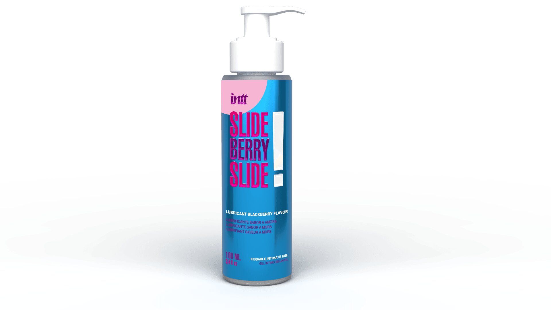 INTT Lubrifiant – Slide Berry Slide! pe bază de apă cu aromă de mure 100 ml