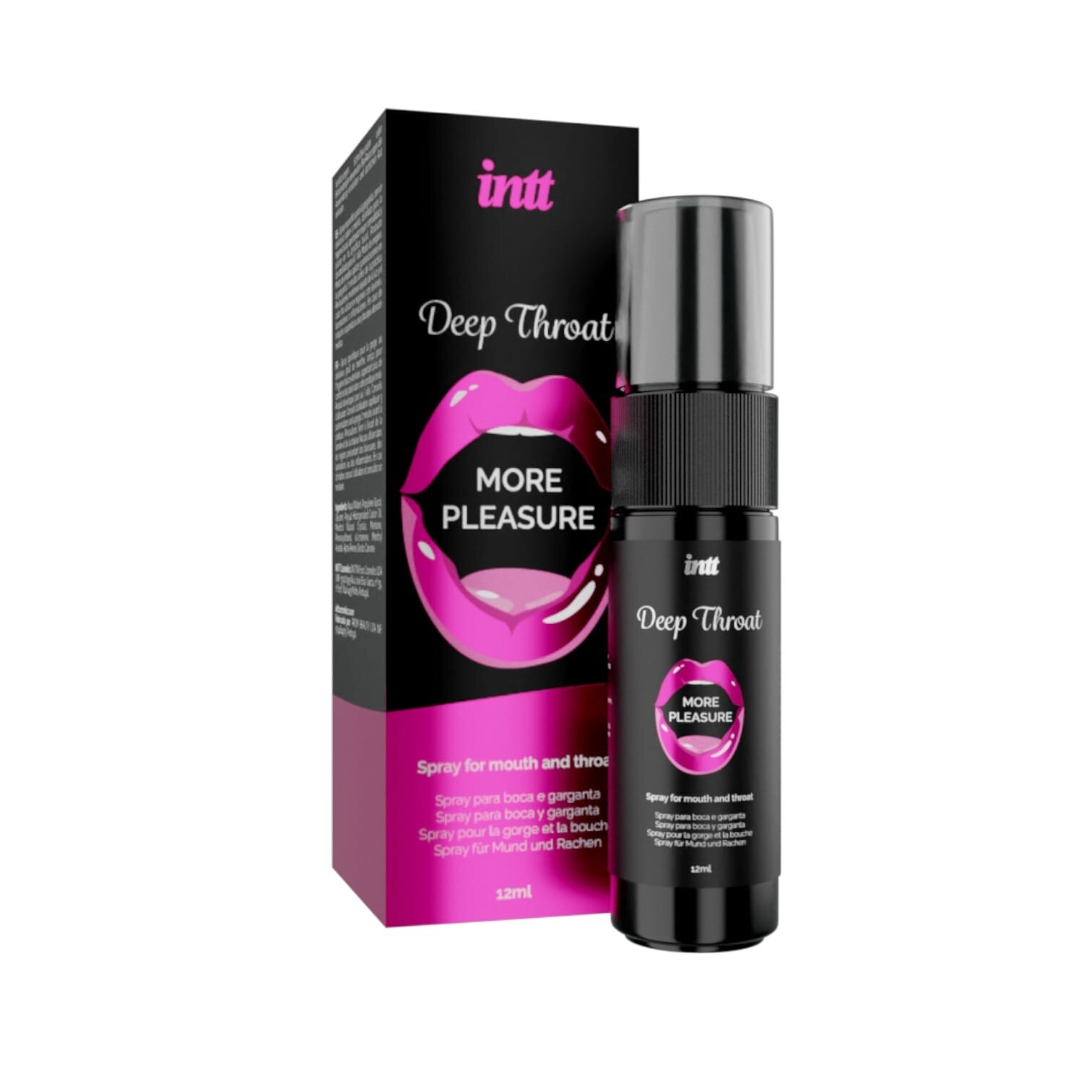 INTT Spray – Deep Throat pentru relaxarea gâtului in timpul sexului oral aromă de mentă 12 ml