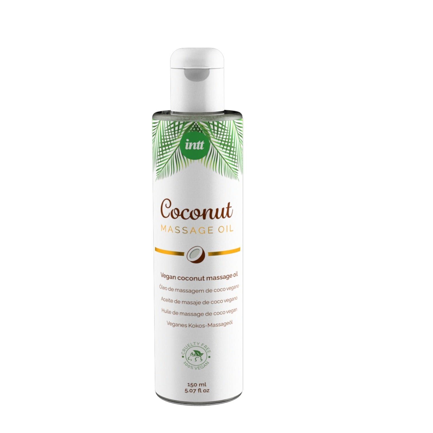 INTT Ulei – Massage Oil Coconut Vegan pentru masaj relaxant 150 ml