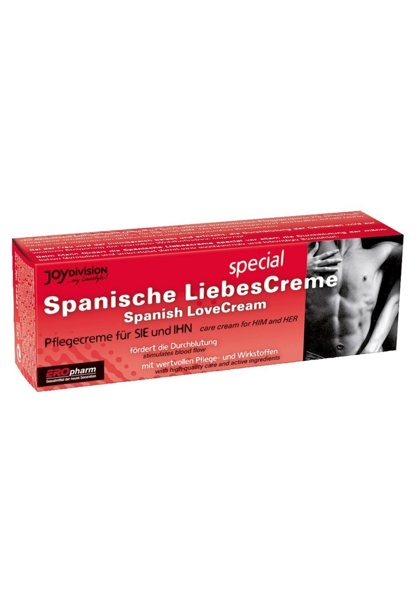 JOYDIVISION Cremă intimă unisex EROpharm - The Spanish Lovecream Special pentru stimularea libidoului 40 ml