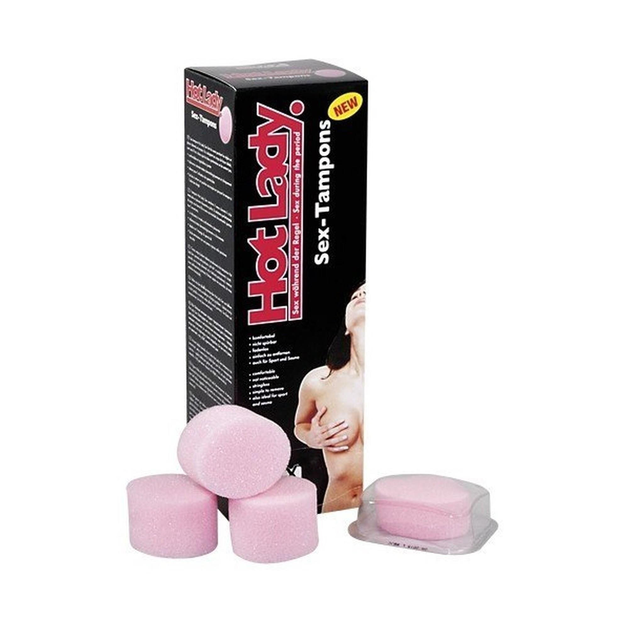 JOYDIVISION Tampoane intime - Hot Lady Sex-Tampons pentru contact sexual în timpul menstruației 8 buc
