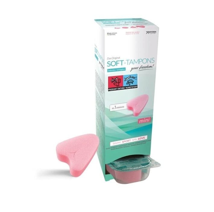 JOYDIVISION Tampoane intime – Soft Tampons Mini pentru contact sexual în timpul menstruației 10 buc