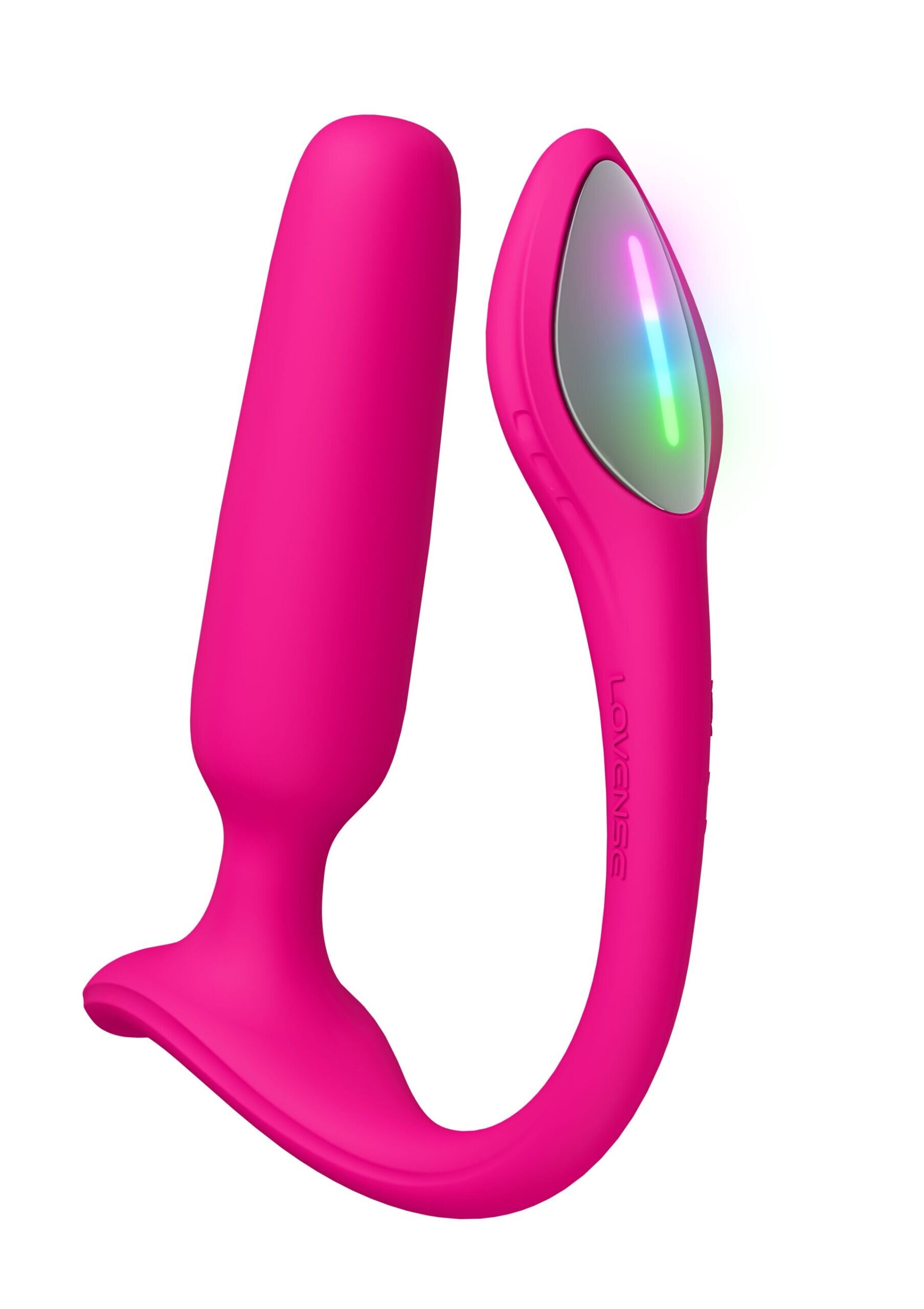Lovense Vibrator anal - Lush Anal control prin aplicație din silicon medical până la 7500 vibrații pe minut roz